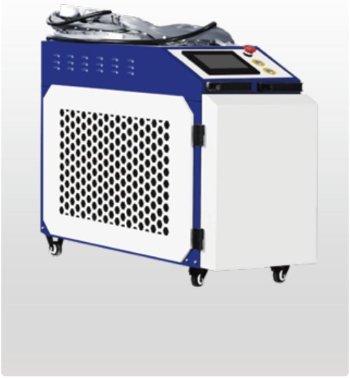 Continuous laser cleaning machine