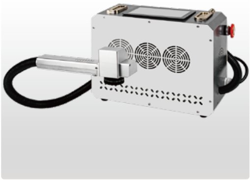 Pulsed Laser Cleaning Machine — Desktop three-fan unit, air-cooled